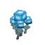 Blue Glowing Mushroom