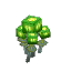 Green Glowing Mushroom